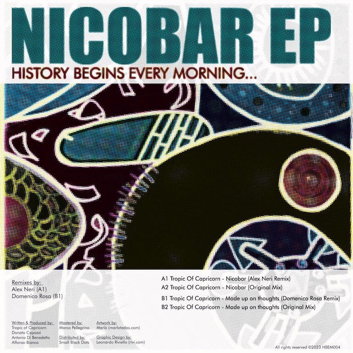 ( HBEM 004 ) TROPIC OF CAPRICORN - Nicobar EP ( 12" ) HistoryBeginsEveryMorning